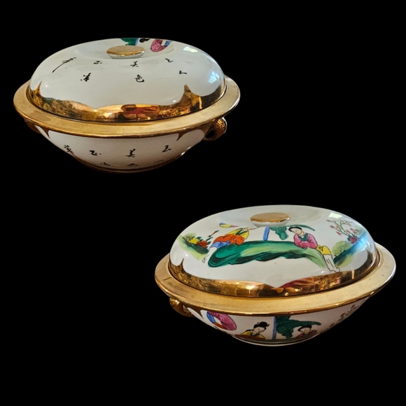 Vintage Gold Leaf China Set - Picture 6 of 11